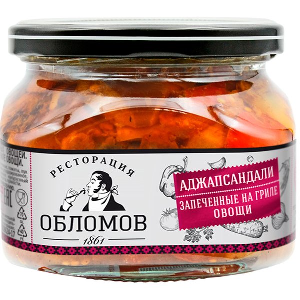 Аджапсандали: овощи, запечённые на гриле «Ресторация Обломов» 330 г