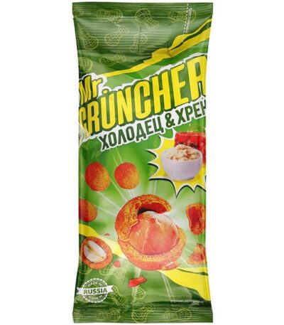 Арахис в хрустящей корочке со вкусом Холодец и хрен Mr. Cruncher 60 г