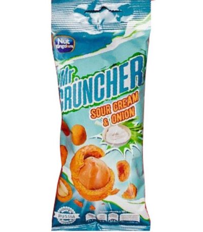 Арахис в хрустящей корочке со вкусом Сметана и лук Mr. Cruncher 60 г