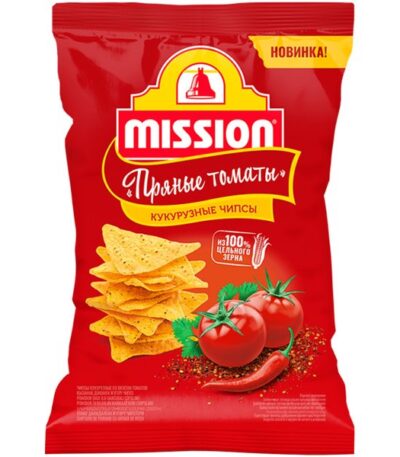 Чипсы кукурузные Mission со вкусом Томатов 150 г