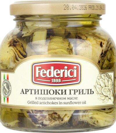 Federici Артишоки гриль в подсолнечном масле 280 г
