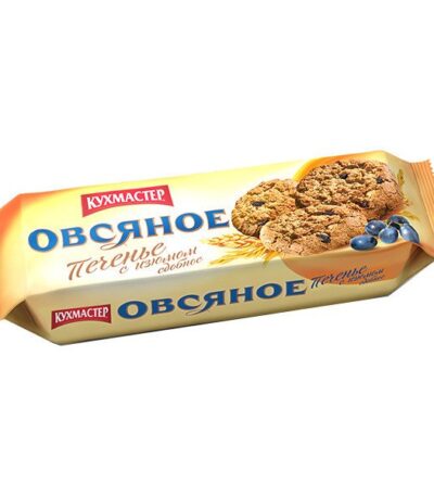 Кухмастер Печенье «Овсяное с изюмом 270 г