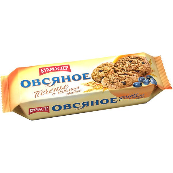 Кухмастер Печенье «Овсяное с изюмом 270 г