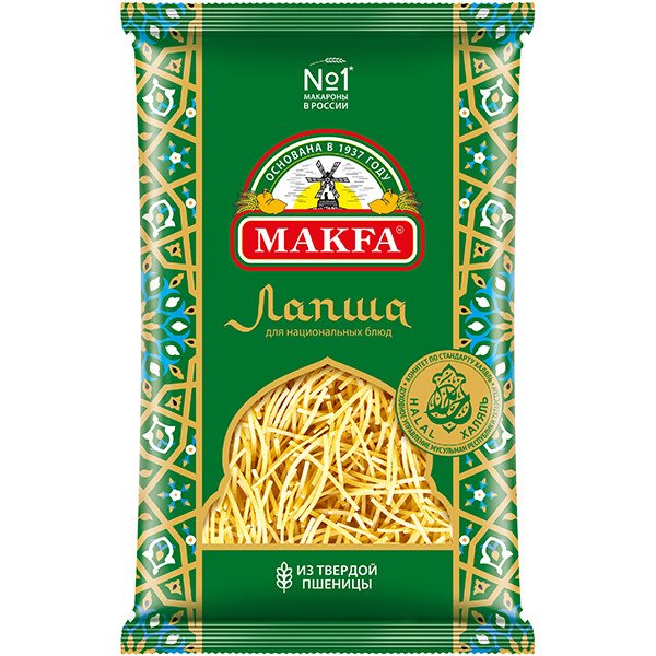 Макароны Makfa Лапша тонкая для национальных блюд (серия «Восточная») 300 г