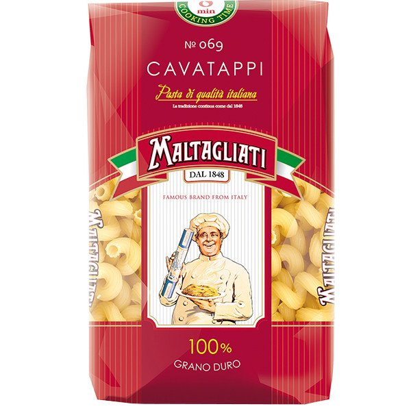 Макароны Мальтальяти №069 «Рожок витой» (Cavatapi) 450 г