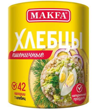 Makfa Хлебцы хрустящие зерновые пшеничные 100 г