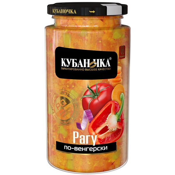 Рагу овощное по-венгерски «Кубаночка» 500 г