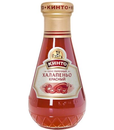 Соус перечный «Халапеньо красный» Кинто 195 г