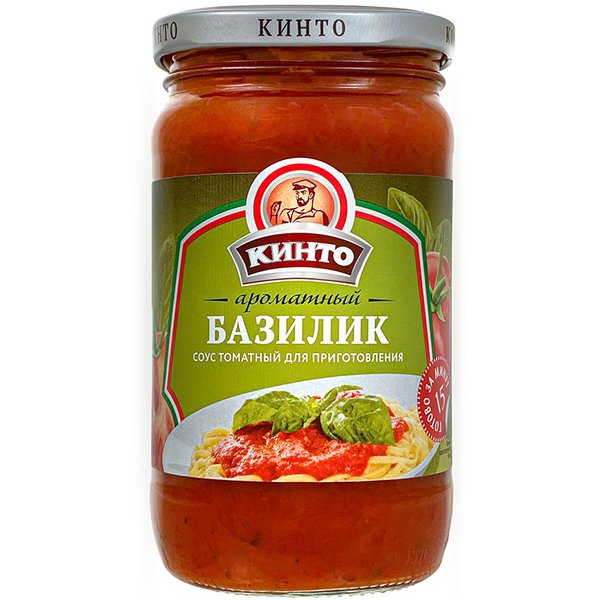 Соус томатный «Ароматный базилик» «Кинто» 350 г