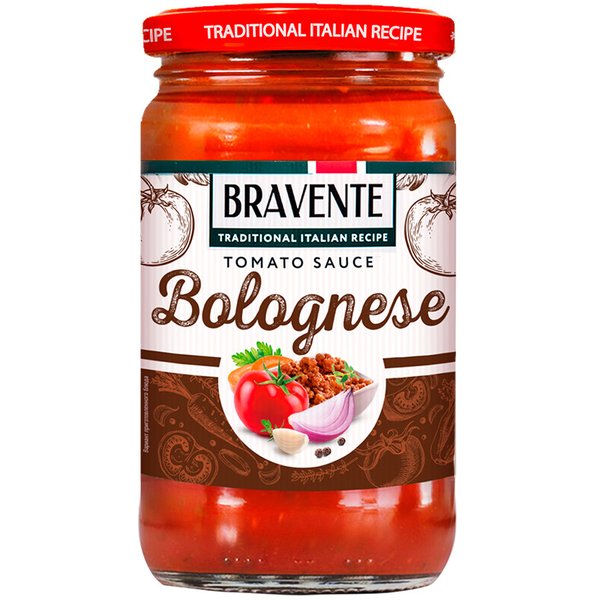 Bravente Соус томатный «Болоньезе» с мясом 360 г