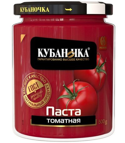 Томатная паста «Кубаночка» 25% 500 г