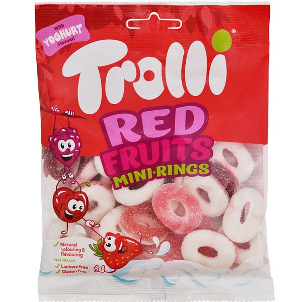 Trolli Жевательный мармелад Фруктовые колечки 100 г