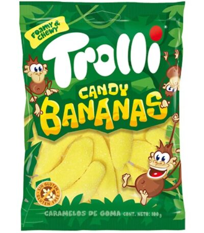 Trolli Жевательный мармелад Сладкие бананы 100 г