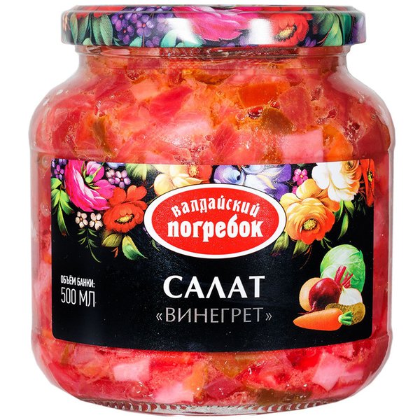 Валдайский погребок салат «Винегрет» 500 мл